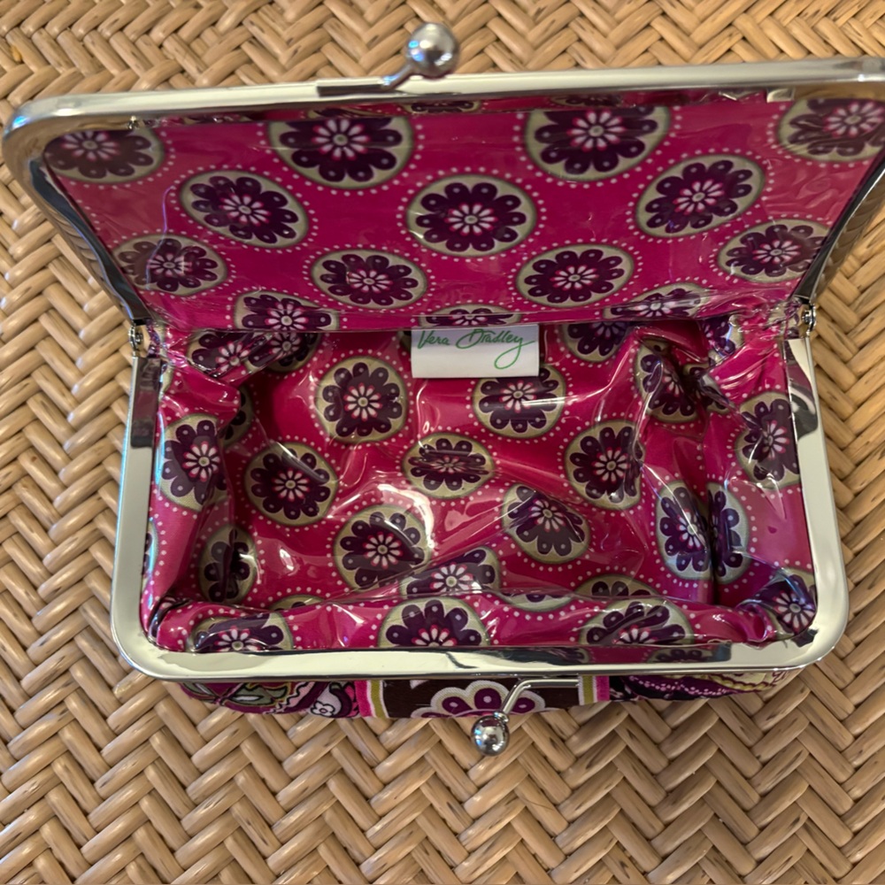 Vera Bradley Pink Brown Paisley bag - Picture 8 of 10